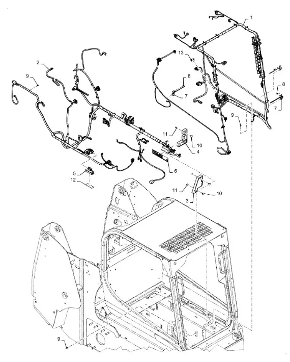 47749752 - Жгут медных проводов