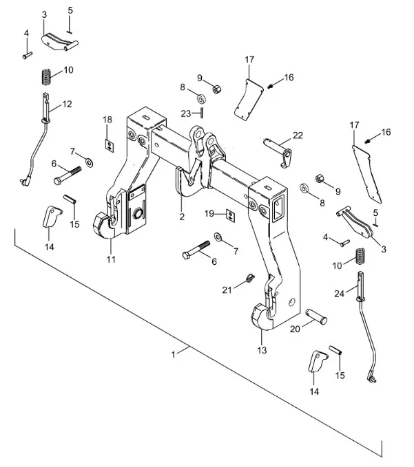 321527A3 - Рычагом с осью в сборе