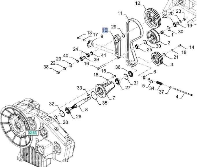 87623127 - рычаг